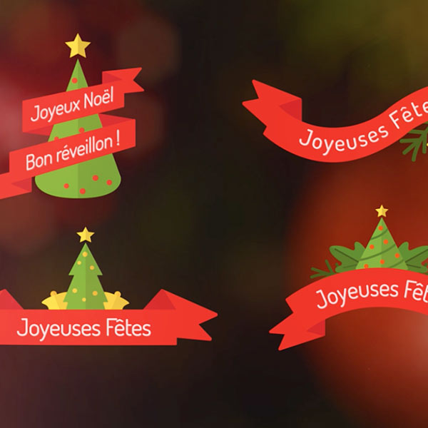 Noël animations titrages